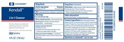 Image Of Kendall 2-in-1 Cleanser Label (Image Of 4 Ounce Label)